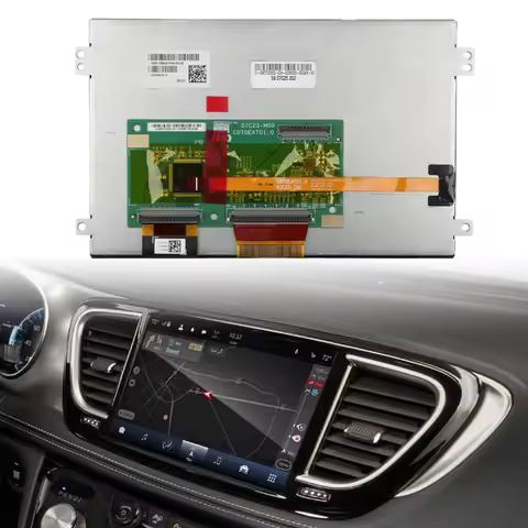 7 inch LCD Touch Screen Digitizer C070EAT01.0 For Uconnect Radios VP2 2018-2022 for Chrysler Dodge J
