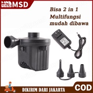 Pompa Angin Elektrik 50W 240V Cepat Kuat untuk Kolam Renang Anak Kasur Angin Ban Inflatable Portabel