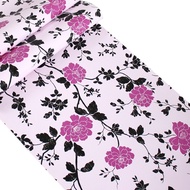 pink flower with black leaves PVC wallpaper waterproof wall decor sticker