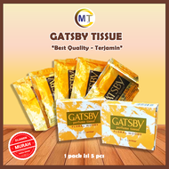 Gatsby Tissue Perfume Floral Woody isi 5 lembar  Gatsby Perfume Wet Tissue Parfum Tisu Basah Premium