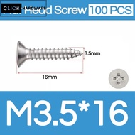 M3.5 Flathead Screw | Self-tapping Flathead Screw SOLD(100PCS)
