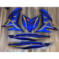 BODY COVER SET Y15ZR V1/V2 MX KING BLUE/YELLOW