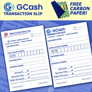 GCash Transaction Bills Payment Cash-in Cash-out Slip Receipt 100 pages per Pad