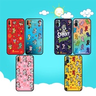 soft black Samsung Galaxy S21 S21 Ultra S21 Plus S21 Fe S30 S30 Plus S30 Ultra 1Tokidoki Cartoon phone case