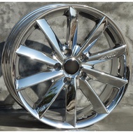 Chrome 17 18 Inch 5x105 5x108 5x112 Car Alloy Wheel Rims Fit For Audi TT VW Focus Fusion Chevrolet Volt Buick Encore Peugeot