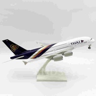 30CM 380 Taihang A380 Airplane Model Resin with Landing Stand Static Airliner Model Toy