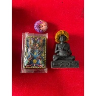 Thai Amulet @ Bundle Set (Butterfly Salika Mahathep/Loop Om /Lp Moon mini Bucha )