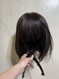 仿真髮 假髮 短髮 women short black hair wig