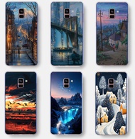 for Samsung galaxy a8 plus 2018 cases Soft Silicone Casing phone case cover