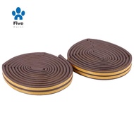 2 Roll EVA Seal Weather Strip Foam Tape D Type 10M Doors  Draught Excluder Anti-Collision Seal Strip