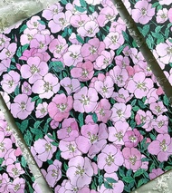 白色月見草花包裝紙 A4 設計紙 (dami) 禮物