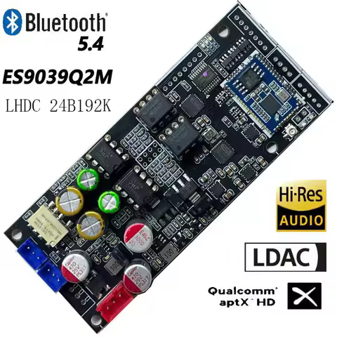 ES9039Q2M Bluetooth 5.4 QCC5181 Decoder Board LHDC 192K I2S DSD IIS DAC