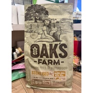 OAKS FARM MAKANAN KUCING GRAIN FREE SALMON KRILL STERILISED ADULT CAT FOOD 2KG CAT DRY FOOD/猫粮