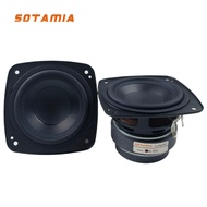 SOTAMIA 2Pcs 3 Inch Full Range Speaker 4 Ohm 25W Sound Audio Bluetooth Speaker Music Home Theater Lo