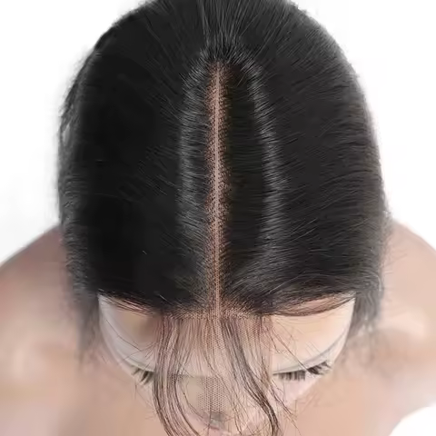 Straight 2×6 Swiss Lace Closure Brazilian Virgin Human Hair 2x6 Transparent Lace Closure Natural Pre