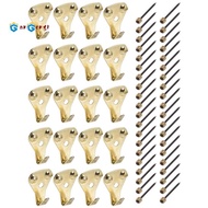 Frame hook, 50 pounds, 20 packs, with durable wall hanging plaster.