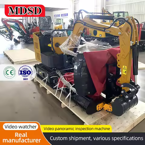DDP Shipping Small Excavator Hot Selling Farm Orchard Use Excavator Household 1.2 Ton Mini Hydraulic