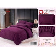 Comforter bedsheets set cadar hotel queen size 7 in 1