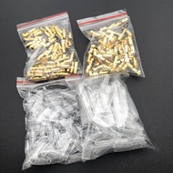 200PCS 3.9mm Bullet Connectors Kit Brass Bullet Male & Female Wire Terminals Connector with Insulati