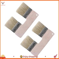 【pwlydc1g】Double Paint Brush,3In DoubleHead Painting Brush,Bristle Art Flat Texture Brush,Art Wall P