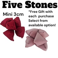 Mini 3cm Five Stone Game 5 Stones Game