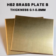 H62 Brass Sheet Thickness 0.1-0.8MM Brass Sheet Material Brass with Copper Exhaust Laser Processing 