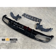 Mercedes Benz C-Class W205 Rear Bumper Diffuser C63S with Exhaust Tip
