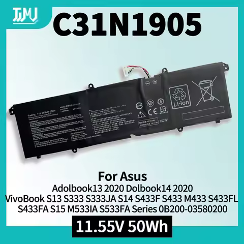 C31N1905 Laptop Battery for Asus VivoBook S13 S333 S333JA S14 S433F S433 M433 S433FL S433FA S15 M533