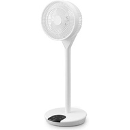 Iris Ohyama LFD-22T-W Fan 360° Oscillation, 3D Air Flow, 12 Levels, Quiet, DC Motor, Timer Included, Remote Control FAN