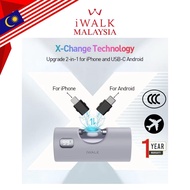 iWALK Link Pod X Portable Powerbank Mini size Easy Carry  2in1 Lightning & Type-C powerbank