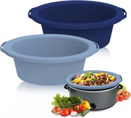 ChefAid Slow Cooker Liners 100% Silicone Reusable Crock Pot Insert Accessories for 6-8 Oval or Round