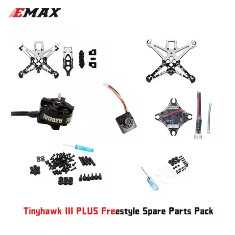 EMAX Tinyhawk III PLUS Freestyle Rack, Base Plate, Screws, Aluminum Pillars, Analog Camera, AIO, Spa