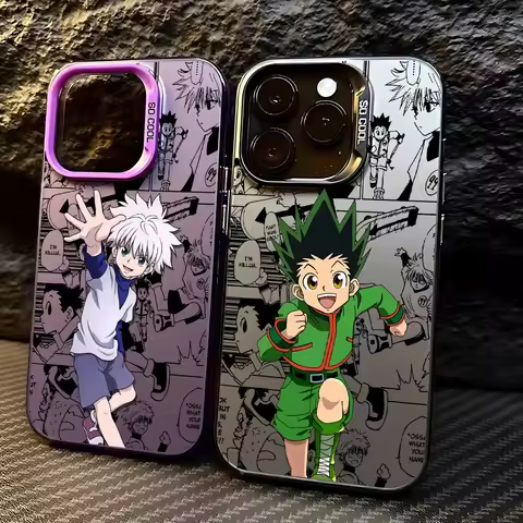 Manga H-Hunter Hisoka Frosted Case for Samsung Galaxy S25 S24 S23 S22 Ultra S21 Plus S20 FE A73 A72 