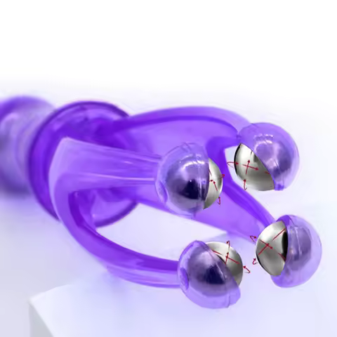 4 Rollers Steel Ball Finger Massager Mini Finger Joints Massager With Handle For Finger Blood Circul