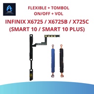 TOMBOL OUTER BUTTON + FLEXIBLE O/F+VOL INFINIX X6725 / X6725B / X6725C (SMART 10 SMART 10 PLUS/)