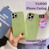 Ocm TANDO Soft Silicone Colour Case TPU Cover Compatible for iPhone 14 Pro Max 苹果14手机壳