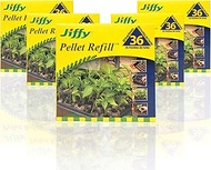Jiffy 36 Peat Pellet Refills, 36mm Pellets - 5 Pack, 180 Pellets Total