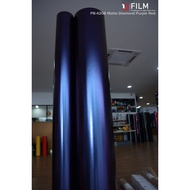 Matte Diamond Purple Red wrap air free Yajiu Derek car wrap film Pb-4208