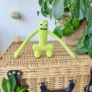 彩虹朋友玩具禮物。孩子們的毛絨娃娃。綠彩虹朋友Roblox