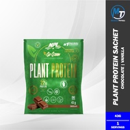 NPL Plant Protein (Sachet 1x 43g), Protein, Supplement, Supports a Vegan lifestyle, Stevia.
