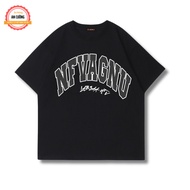 2024 High-quality loose-form unisex men's t-shirt with round neck, loose sleeves, made of thick, coo