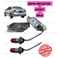 ALBINO Toyota Vios NCP93 Dugong 2008 Red Back Bumper Safety White Reflector Red Halogen Bulb