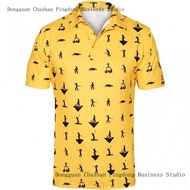Men Golf Shirt 2023 Men's Polo Shirt Men's Golf Shirt Fun Golf Shirt Skull Golf Crazy Polos Dry F
