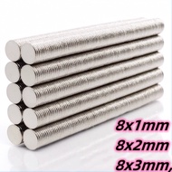 N35 Round Magnet 8x1 8x2 8x3 mm Neodymium Magnet Permanent NdFeB Super Strong Powerful Magnets