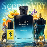 Rasasi Hawas Malibu (jpg le beau le parfum) MEN ALL-DAY FRAGRANCE Original Decant 410154