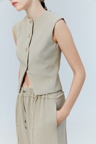 (สินค้าพร้อมส่ง) Hounddown - Tiles Vest / Premium fabric นำเข้าจากเกาหลี ตัดเย็บเกรด Tailor suit