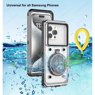 Universal Waterproof Case for Samsung Galaxy A05S A05 Flip 5 4 A56 A54 A34 A55 A35 A25 Snorkeling Di
