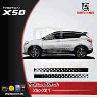 NEW!!! PROTON X50 CAR BODY STICKER SET X50 - X01