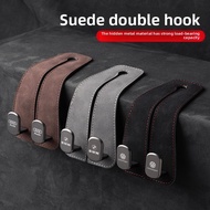 New car-mounted dual-hook seat back hook, hidden hook phone holder for in-car storage