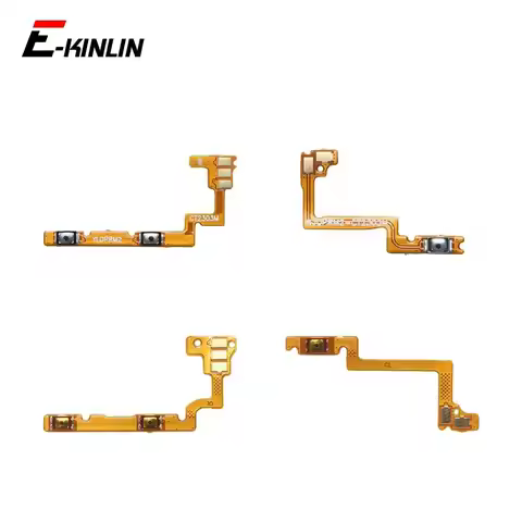 Switch Power ON OFF Key Mute Silent Volume Button Ribbon Flex Cable For OPPO A12 A12e A15 A15s A16 A